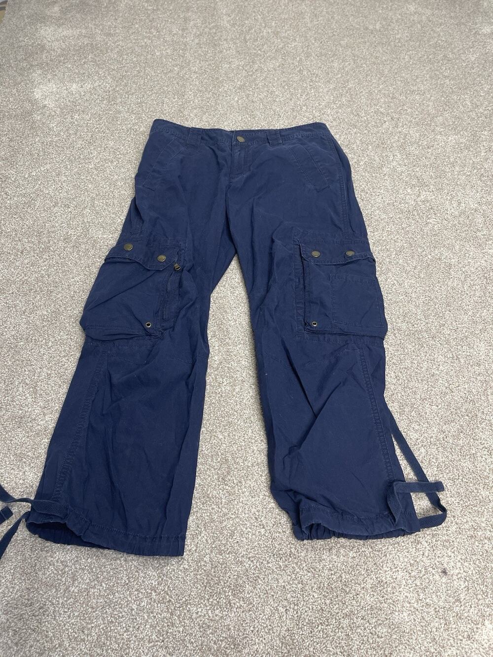 Y2K parachute 2000s low rise indie Lauren Jeans Company relaxed utility Pants 4